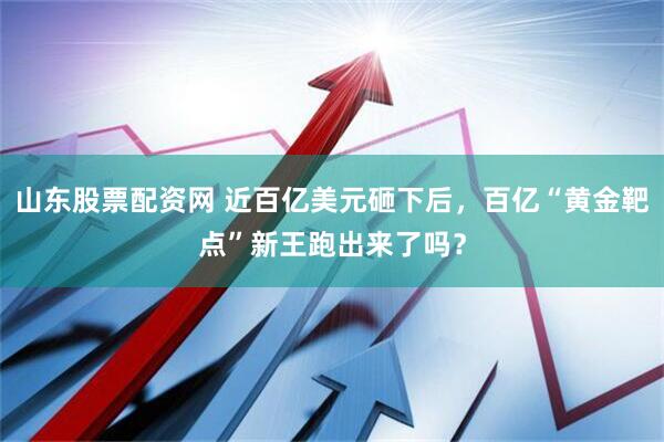 山东股票配资网 近百亿美元砸下后，百亿“黄金靶点”新王跑出来了吗？