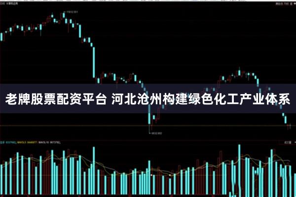 老牌股票配资平台 河北沧州构建绿色化工产业体系